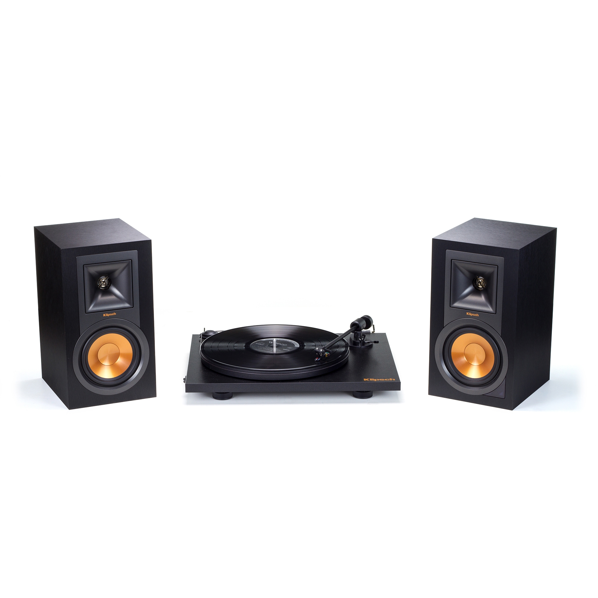 If the Klipsch speaker set only has 3.5mm jacks for connection then you.